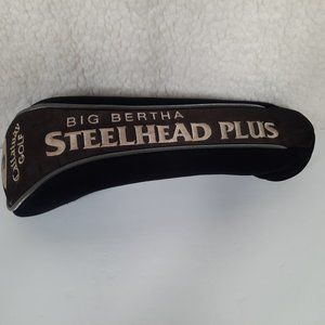 Callaway Golf Big Bertha Steelhead Plus 3 Wood Headcover Black Head Cover